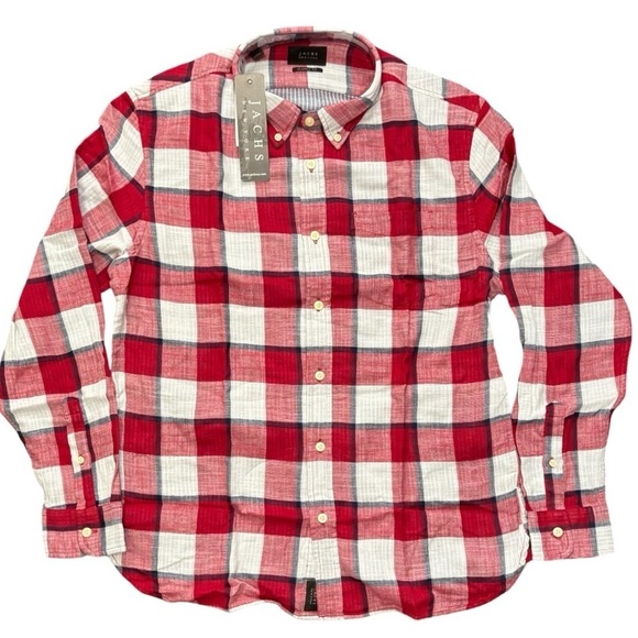 Jachs New York Plaid long sleeve shirt size medium - Picture 8 of 12
